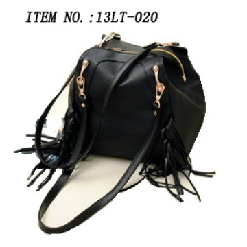 Designer Handbags Fashion Tote Bag Fringed Laces Two Material Handbag